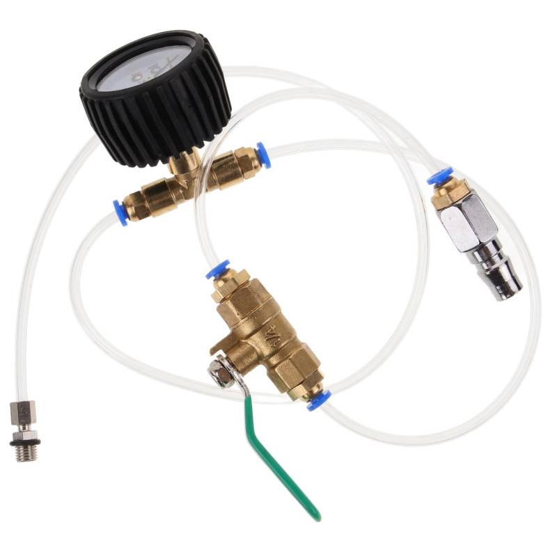 Alipis Gaslecktester Testen Fahrzeug Autoreparaturwerkzeuge Auto Leck Tester Auto Leckage Tester Lecksuchwerkzeuge Für Luftklappen Vibrationsdämpfer Lecktester Plastik von Alipis