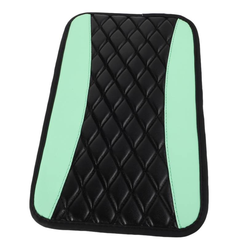 Alipis Kasten Auto-Armlehnenbox-Matte Auto-Armlehnenmatten Universelle Auto-Mittelkonsolenabdeckung Autodekoration Auto Organizer Mittelkonsole PU-Leder Green von Alipis