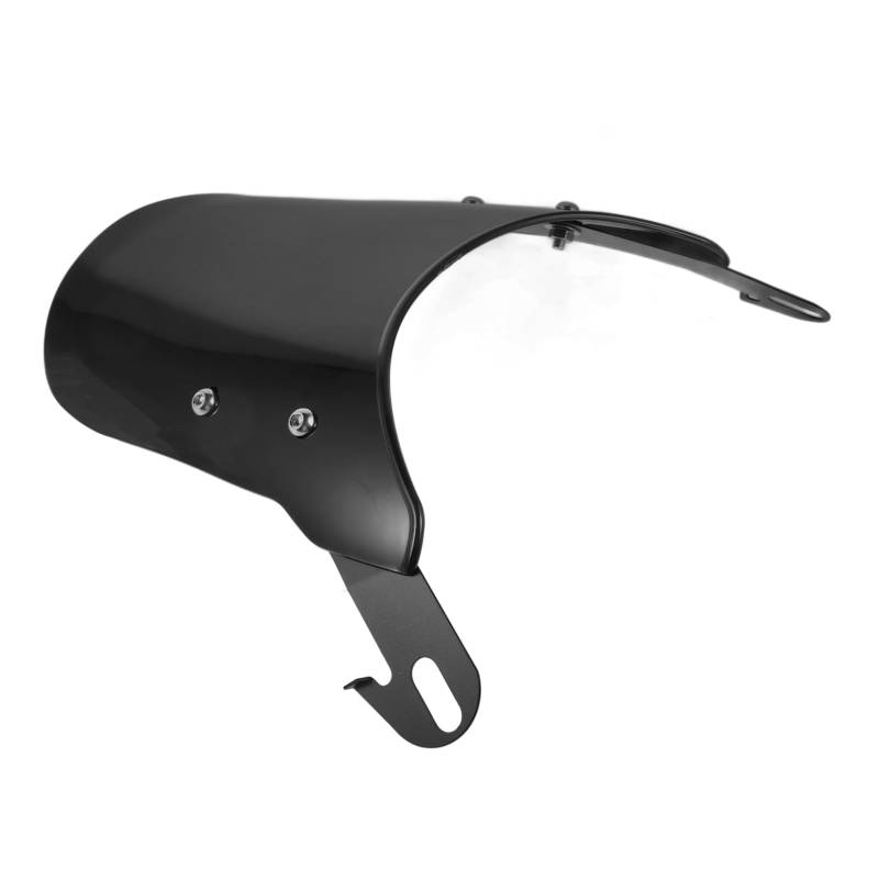 Alipis Motorrad Windschutzscheibe Verstellbar Klassische Abdeckungen Fahrradschutz Ersatz Großer Schutz Grau Windschutzscheibe Motorräder Deflektor Front Straßenmotorrad von Alipis