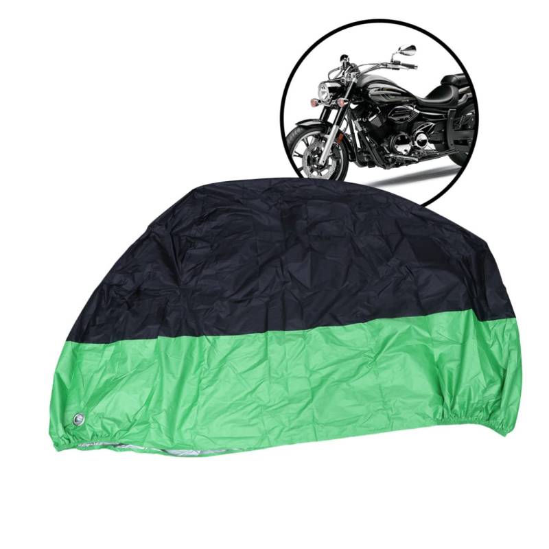 Alipis Regenfisch -sonnenschutzautoabdeckung Uv-motorradabdeckung Regen-uv-atmungsaktive Motorradabdeckung Motorradabdeckungen Motorradabdeckung Wasserdicht wasserdichte Motorradabdeckung von Alipis