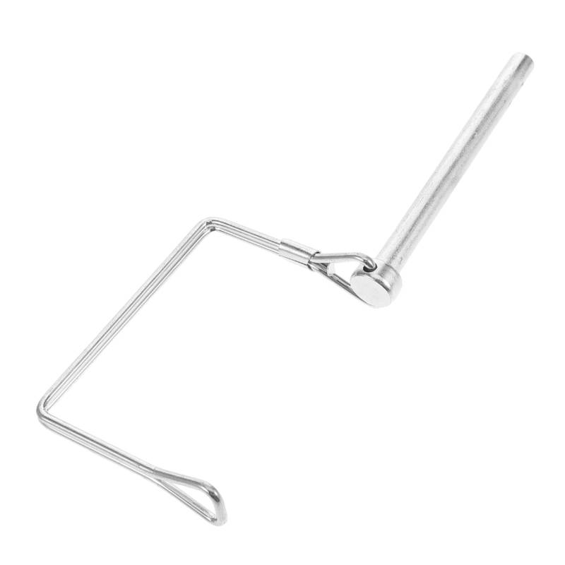 Alipis Sicherheitskartennadelfixierschloss Traktorstifte Kupplungsstift Für Rasentraktor Anhängertorstifte Anhängerverriegelungsstift Pin Sperre Anhängerstifte Galvanisiertes Eisen Silver von Alipis