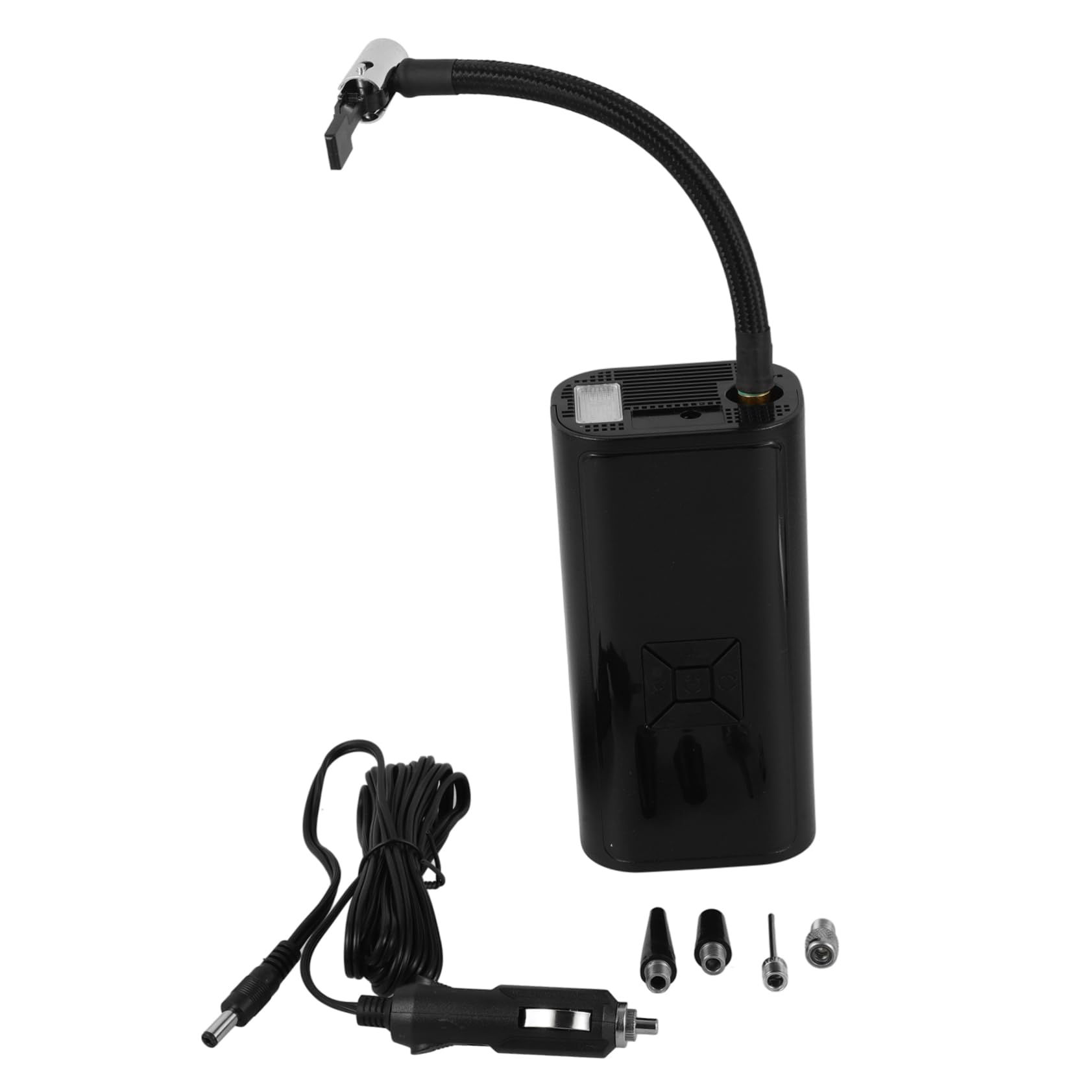 Alipis Tragbare Luftpumpe Auto-inflator Tragbar Luftkompressor Für Auto Autoluftkompressor Reifendruckpumpe Tragbarer Reifenfüller Reifeninflator Luft Kompressor Pumpe Abs Black von Alipis