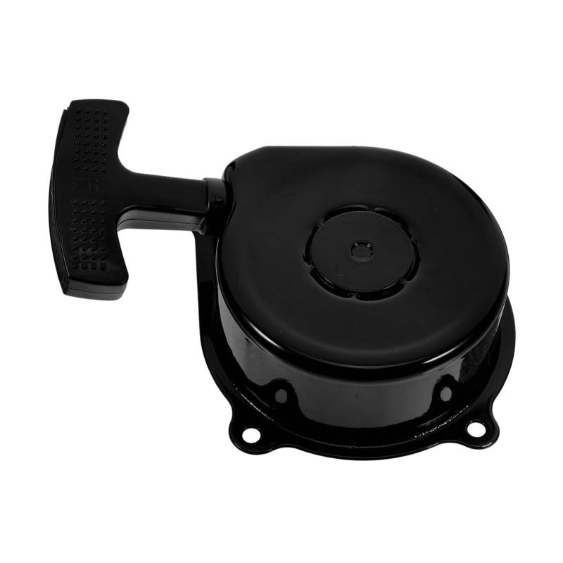 Alipis Ziehen Sie die Platte an Aluminium Motorrad Starterseil ziehen trete ATV-Zugstarter Anlasser ziehen Seilzugstarter Anlasseraustausch Go Cart Starter Metall Black von Alipis