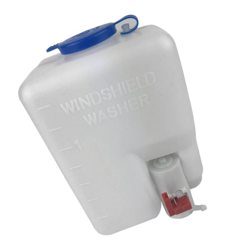 Alipis universelle Scheibenwaschanlage für Autos waschen Tank Windschutzscheibe Besonderheit Flasche Fenster Scheibenwaschwasserbehälter Waschanlage mit Pumpe Weiß von Alipis