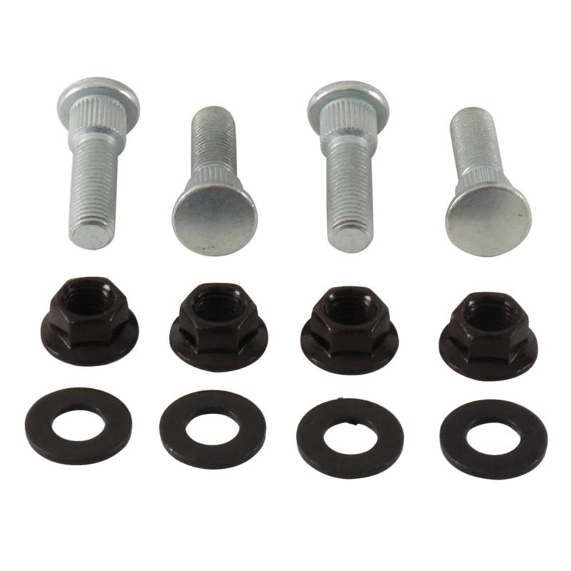 All Balls Racing Radbolzen und Mutter Kit 85-1004 kompatibel mit/Ersatz für Yamaha YFM350 Raptor 2004-2006, YFM350 Warrior 1989-2004, YFM660R Raptor 2001-2005, YFS200 Blaster 199 5-2006 von All Balls