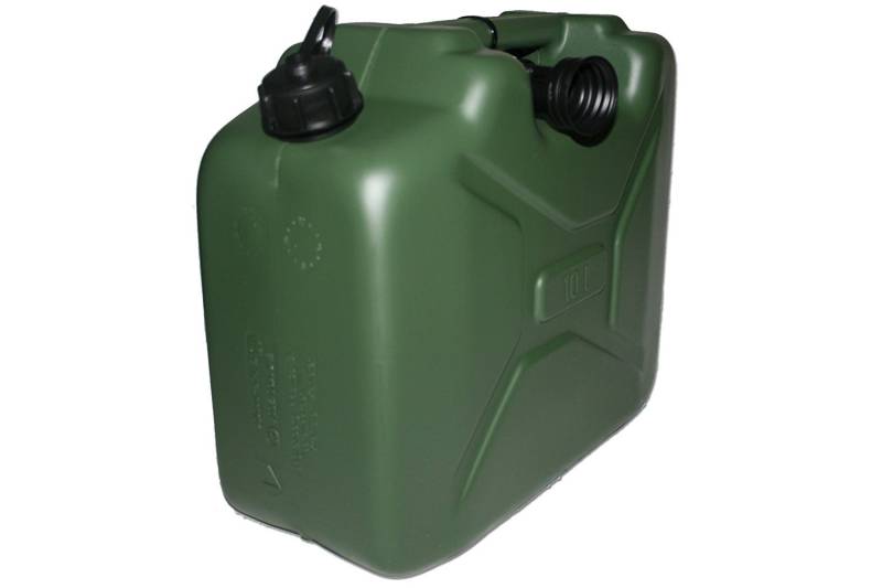 All Ride 871125200920 Jerrycan für Öl mit Ausguss, 10L, Schwarz/Grün von All Ride