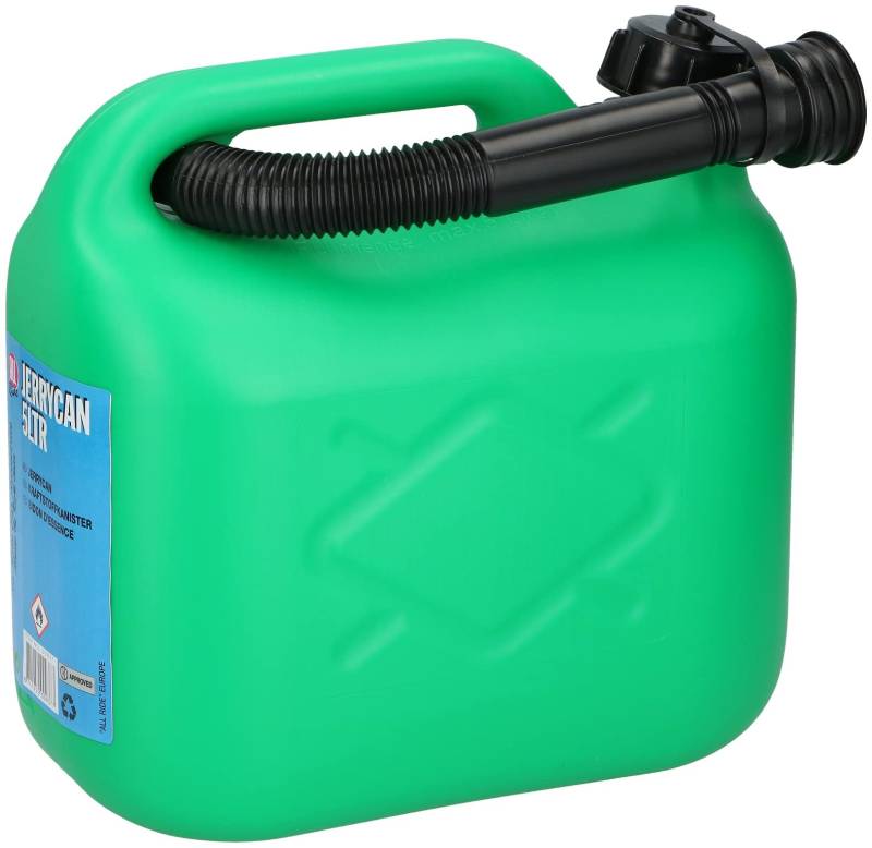 All Ride 871125200937 Jerrycan für Öl mit Ausguss, 5L, Schwarz/Grün von All Ride