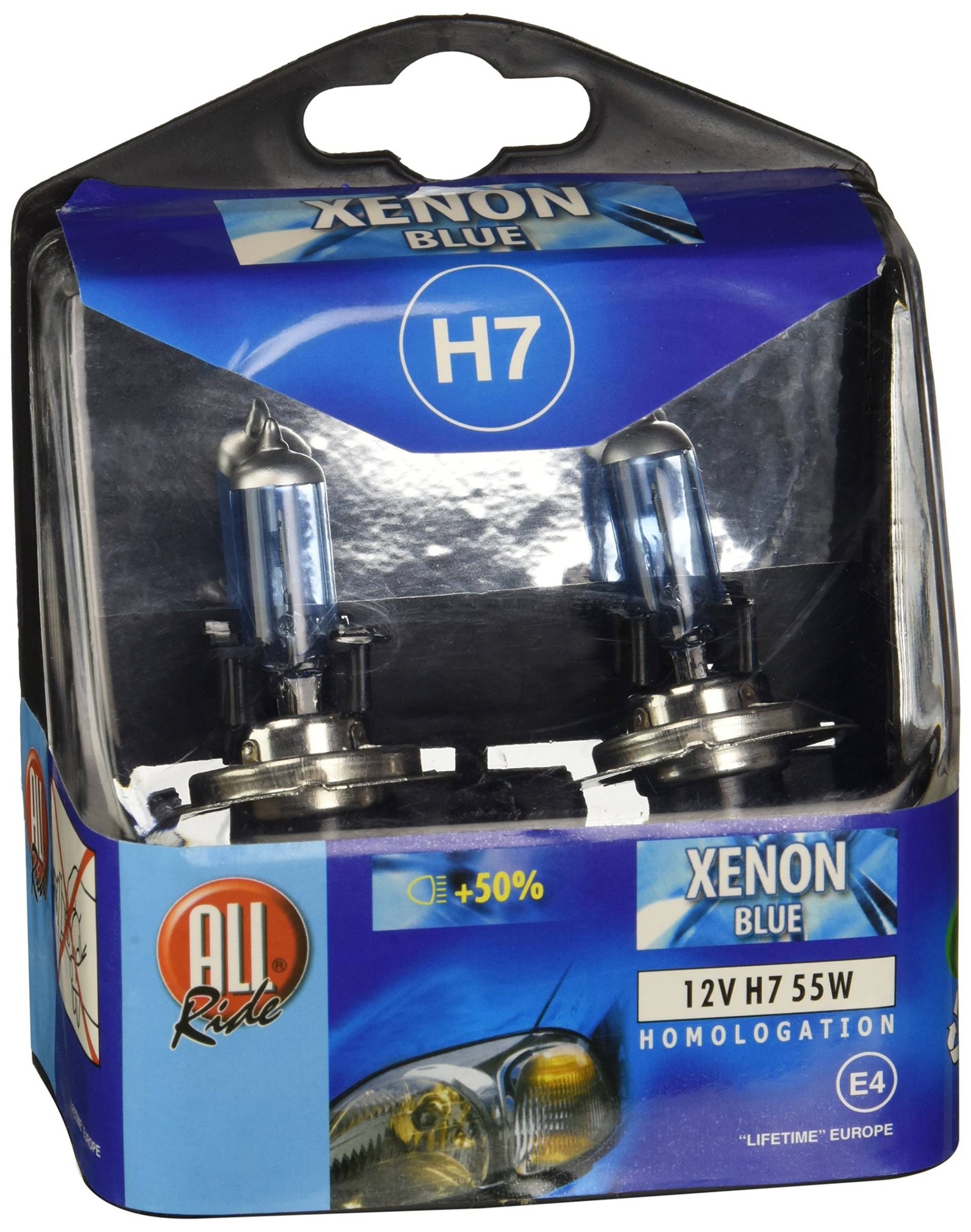 All Ride 871125201237 H7 Xenon Auto Kopf Lampe, 12V, 55W, Blau, 2 Stück All Ride 871125201237 H7 Xenon Auto Kopf Lampe, 12V, 55W, Blau, 2 Stück von All Ride