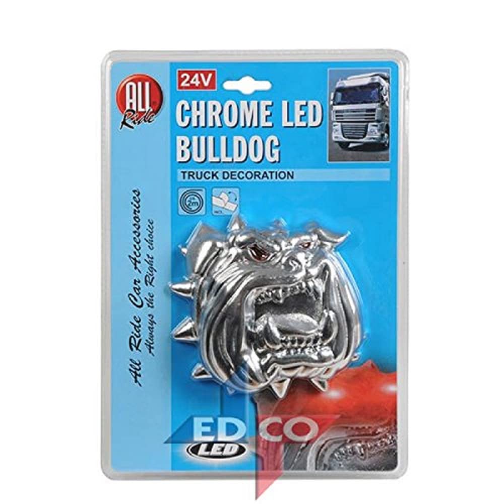All Ride 871125251197 Dekoration LED Bulldog Chrom 24 V von All Ride