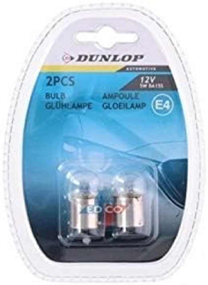 All Ride Dunlop Auto Dunlop Auto Lampenset 12V 5W BA15S - E4 von All Ride