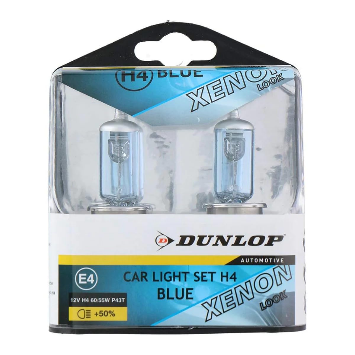 All Ride Dunlop - Set mit 2 Lampen für Auto, 12 V, h4 Xenon Dunlop. von DUNLOP