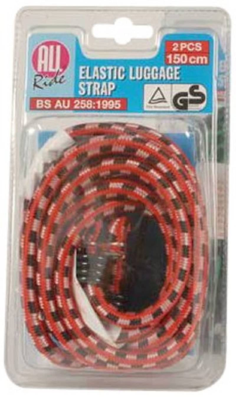All Ride Gepäckspanner Gepäckgurt Spanngurt 150 cm 2er Packung von All Ride