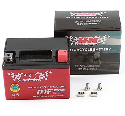 BATTERIE YTX4L-BS GEL MOTORRAD MOTOROLLER QUAD WTX4L-BS von All4You