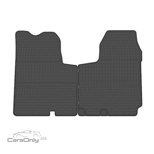 Gummimatten kompatibel mit Renault Traffic II Opel Vivaro 100% Passgenau Gummi-Fußmatten von All4You