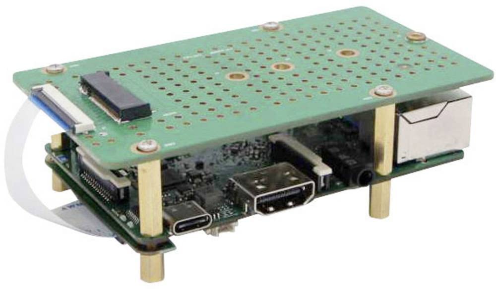 AllNet RockPi_M.2_Extend_v1.4 Shield: Entwicklungsplatine für Rock Pi mit M.2, Bluetooth und USB von AllNet
