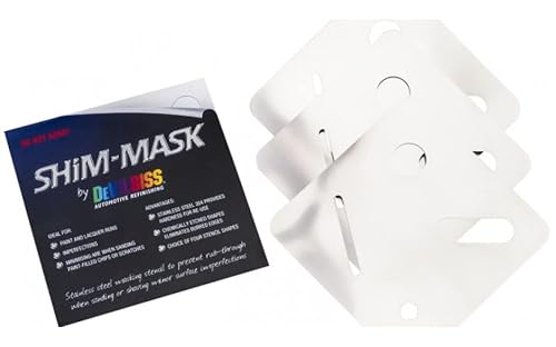 AllorA Devilbiss Shim-Mask Abdeckschablone, entfernen von Lacknasen Shim-3, Lacknasenentferner (3 Stück/Pack) von AllorA