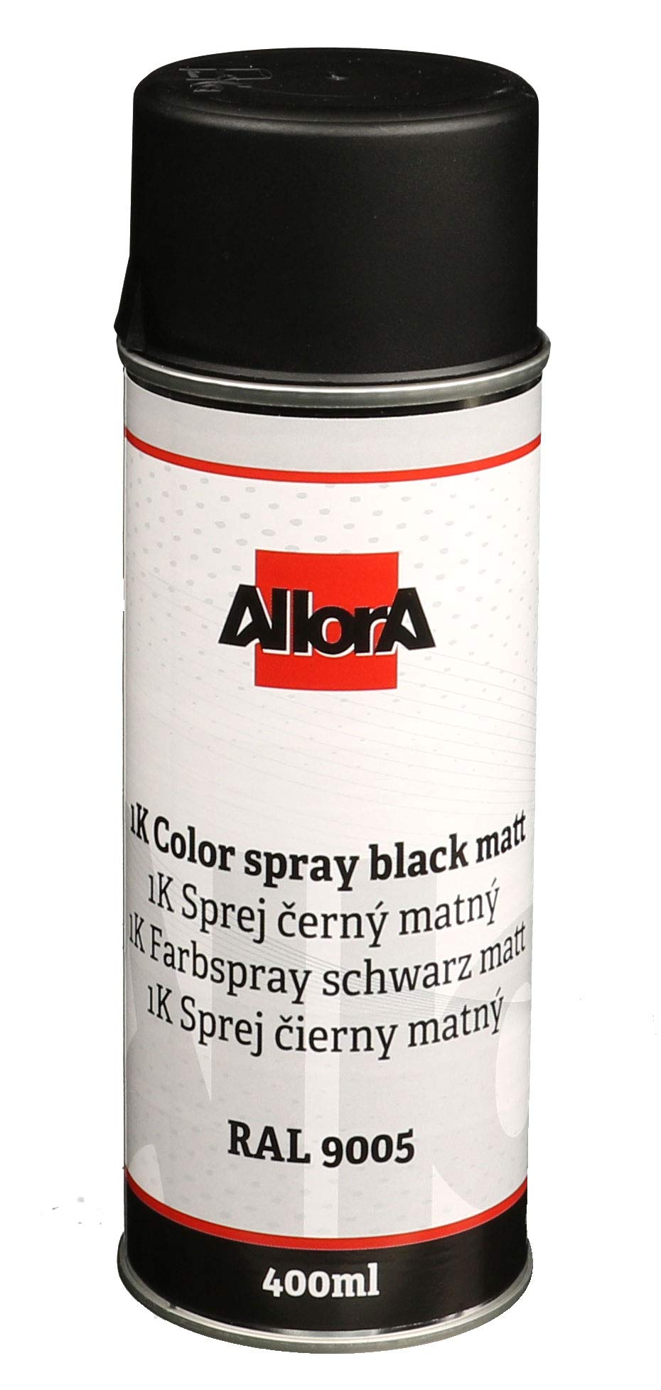 AllorA Profi 1K Spraydose Schwarz matt RAL 9005 Farbspray 400ml Tiefschwarz von AllorA