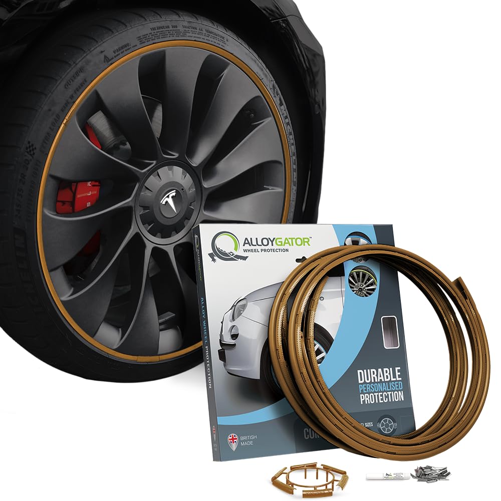 AlloyGator Bronze Felgenschützer für Bis Zu 15"-Räder | Passend für Alle Autos | Tesla-Kompatibel | Robuste Felgenschützer | Felgenschutz | 15 Farben Erhältlich AlloyGator Bronze Felgenschützer für Bis Zu 15"-Räder | Passend für Alle Autos | Tesla-Kompatibel | Robuste Felgenschützer | Felgenschutz | 15 Farben Erhältlich von AlloyGator