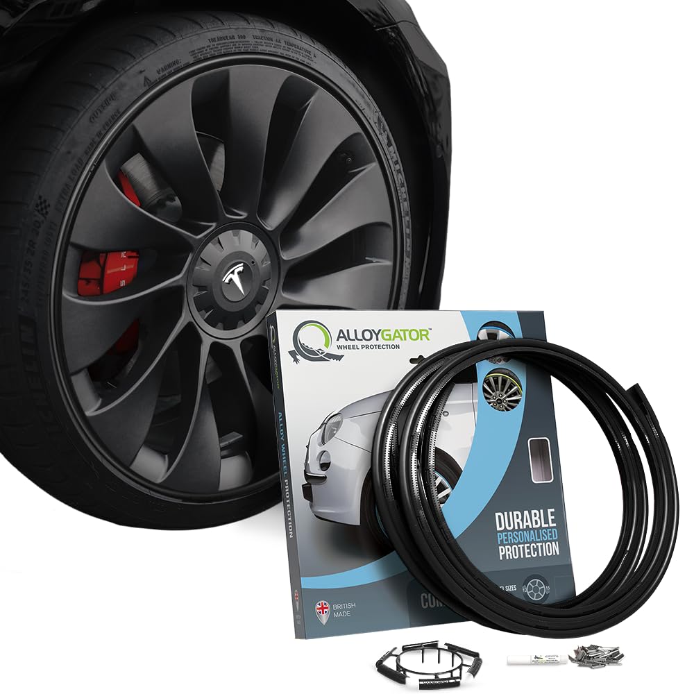 AlloyGator Schwarz Felgenschützer für Bis Zu 15"-Räder | Passend für Alle Autos | Tesla-Kompatibel | Robuste Felgenschützer | Felgenschutz | 15 Farben Erhältlich AlloyGator Schwarz Felgenschützer für Bis Zu 15"-Räder | Passend für Alle Autos | Tesla-Kompatibel | Robuste Felgenschützer | Felgenschutz | 15 Farben Erhältlich von AlloyGator