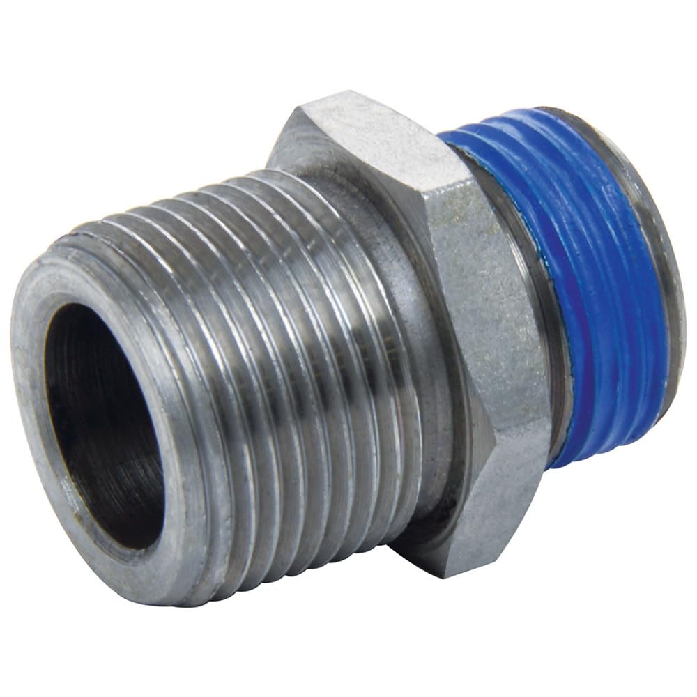 Allstar Performance Ölfilteradapter, zum Anschrauben, Filtergewinde 22mm x 3.8 cm AG, Befestigungsbolzengewinde 20mm x 3.8 cm AG, Stahl, Natur, GM LS-Serie, je von Allstar Performance