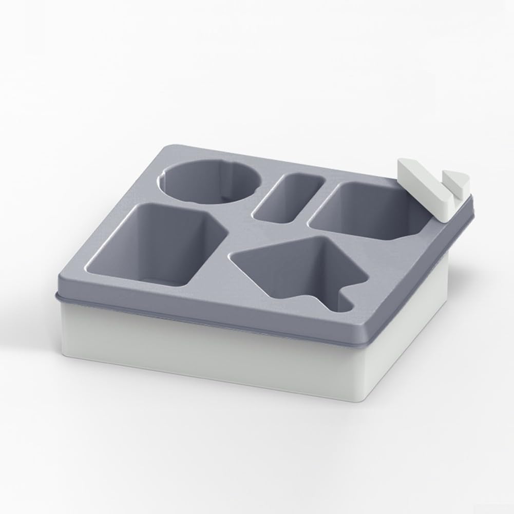 Drehbarer Couch-Getränkehalter, intelligentes Design für Getränke, Snacks und Fernbedienungen, perfekt zur Entspannung (grau) von Allthingstore