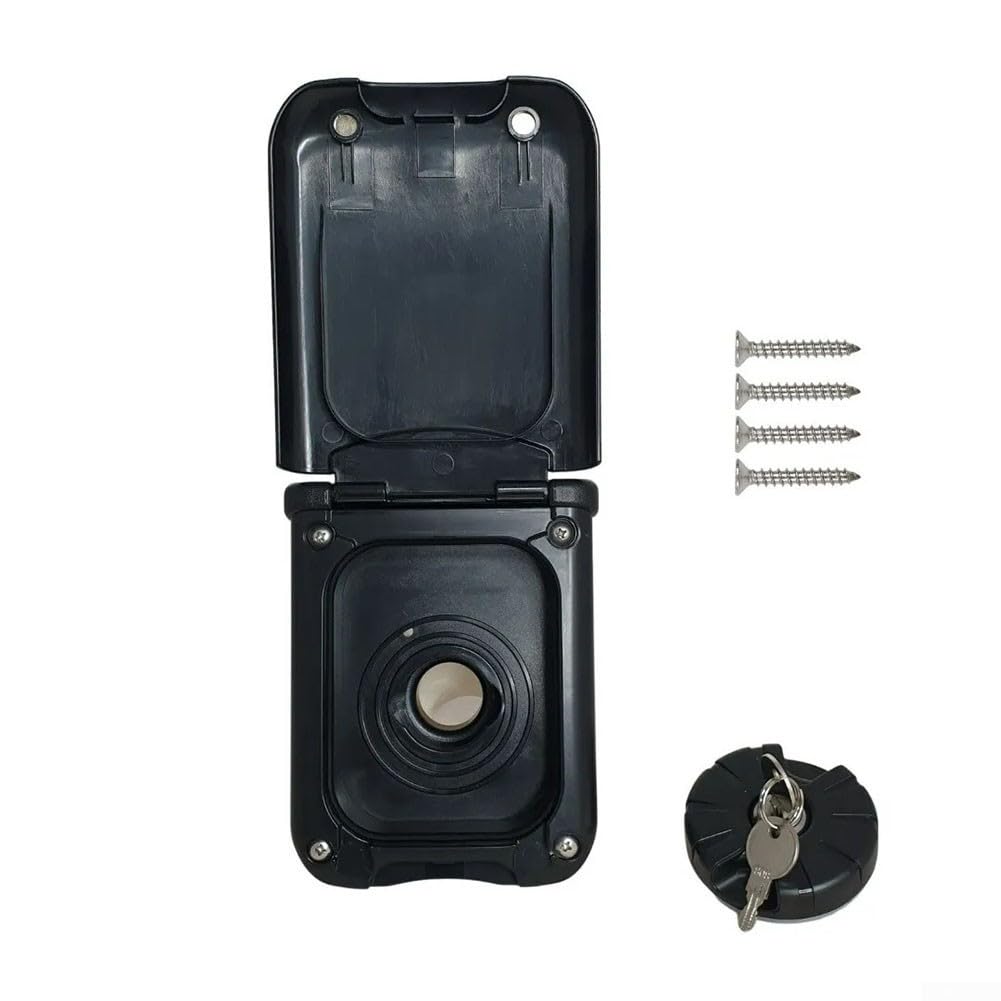 Einlassdeckel aus Kunststoff für Wohnmobile, perfekte Passform für Frischwassertanks (weiß) von Allthingstore