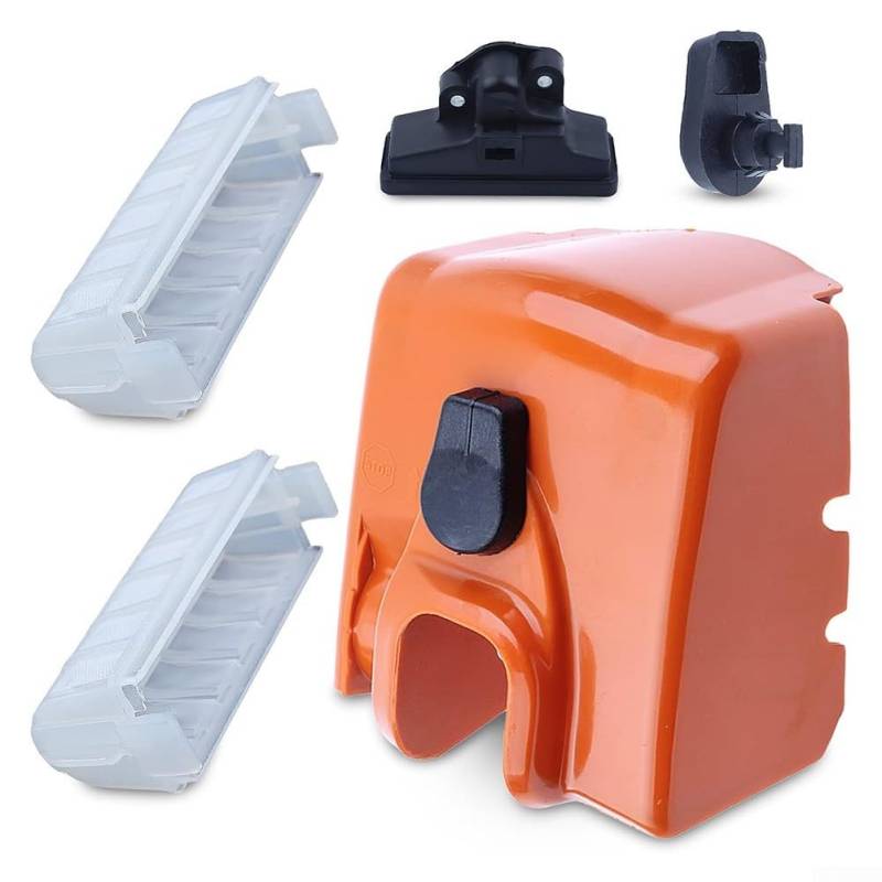 Kettensägen-Luftfilter-Abdeckungs-Set mit Verriegelungsknopf für einfachen Austausch auf MS210 MS230 MS250 von Allthingstore