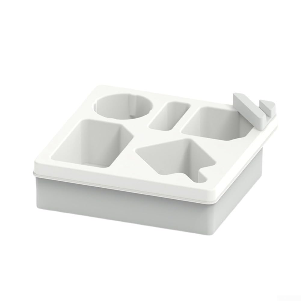 Rotierender Couch-Getränkehalter, intelligentes Design für Getränke, Snacks und Fernbedienungen, perfekt zur Entspannung (weiß) von Allthingstore