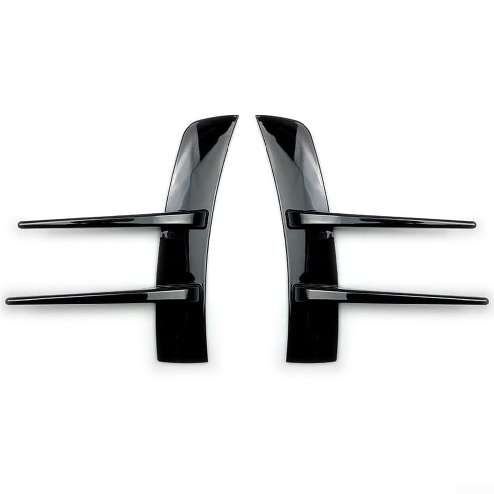 Verleihen Sie Ihrem Auto Stil mit Frontstoßstangenlippe, Lüftungsschlitz-Verkleidung, Spoiler, Canards Splitter, für Benz A180, A200, A220 (schwarz) von Allthingstore