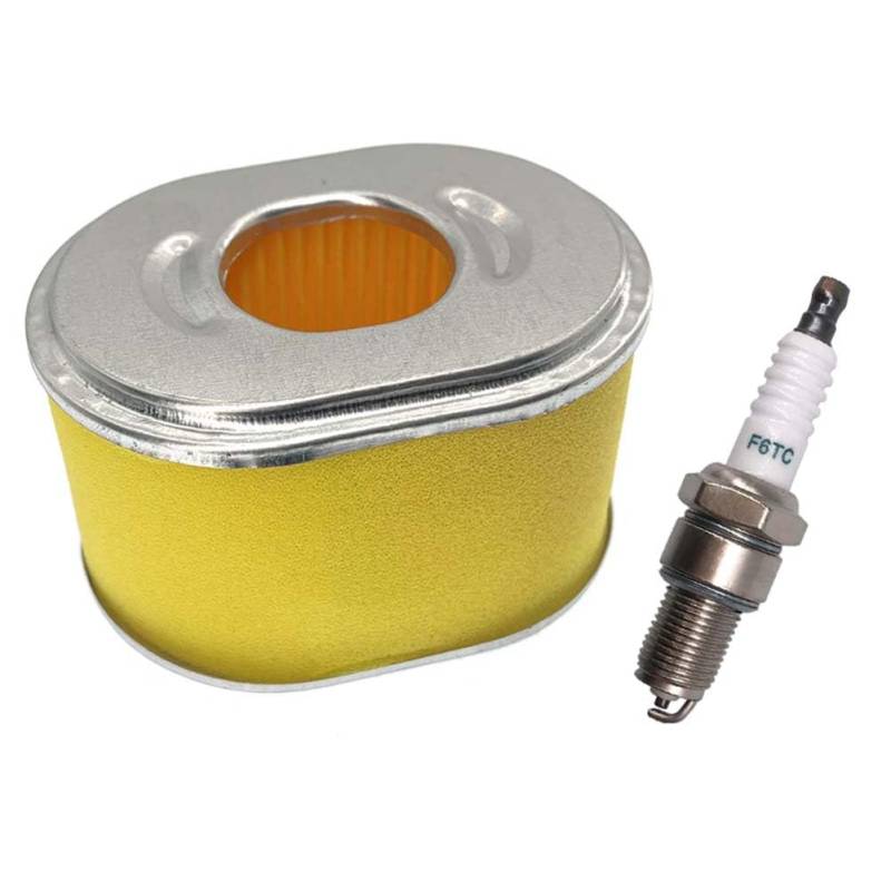 AM Luftfilter Vorfilter mit Zündkerze für Honda GX160 GX200 5.5PS 6.5PS Motoren 17210-ZE2-505 17210-ZE2-515 von Allymoto