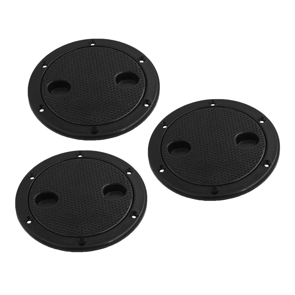 Almencla 3X Universal Schwarz Φ145 mm Inspektionsluke Inspektionsdeckel Lukendeckel Revisionsklappe Zugangsklappe Deckplatte Almencla 3X Universal Schwarz Φ145 mm Inspektionsluke Inspektionsdeckel Lukendeckel Revisionsklappe Zugangsklappe Deckplatte von Almencla