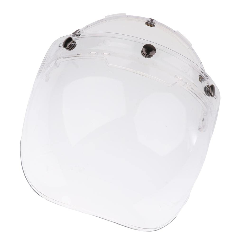 Almencla Universal Bubble 3 Snap Motorradhelm Visier Up Face Lens Plain - 3 Almencla Universal Bubble 3 Snap Motorradhelm Visier Up Face Lens Plain - 3 von Almencla