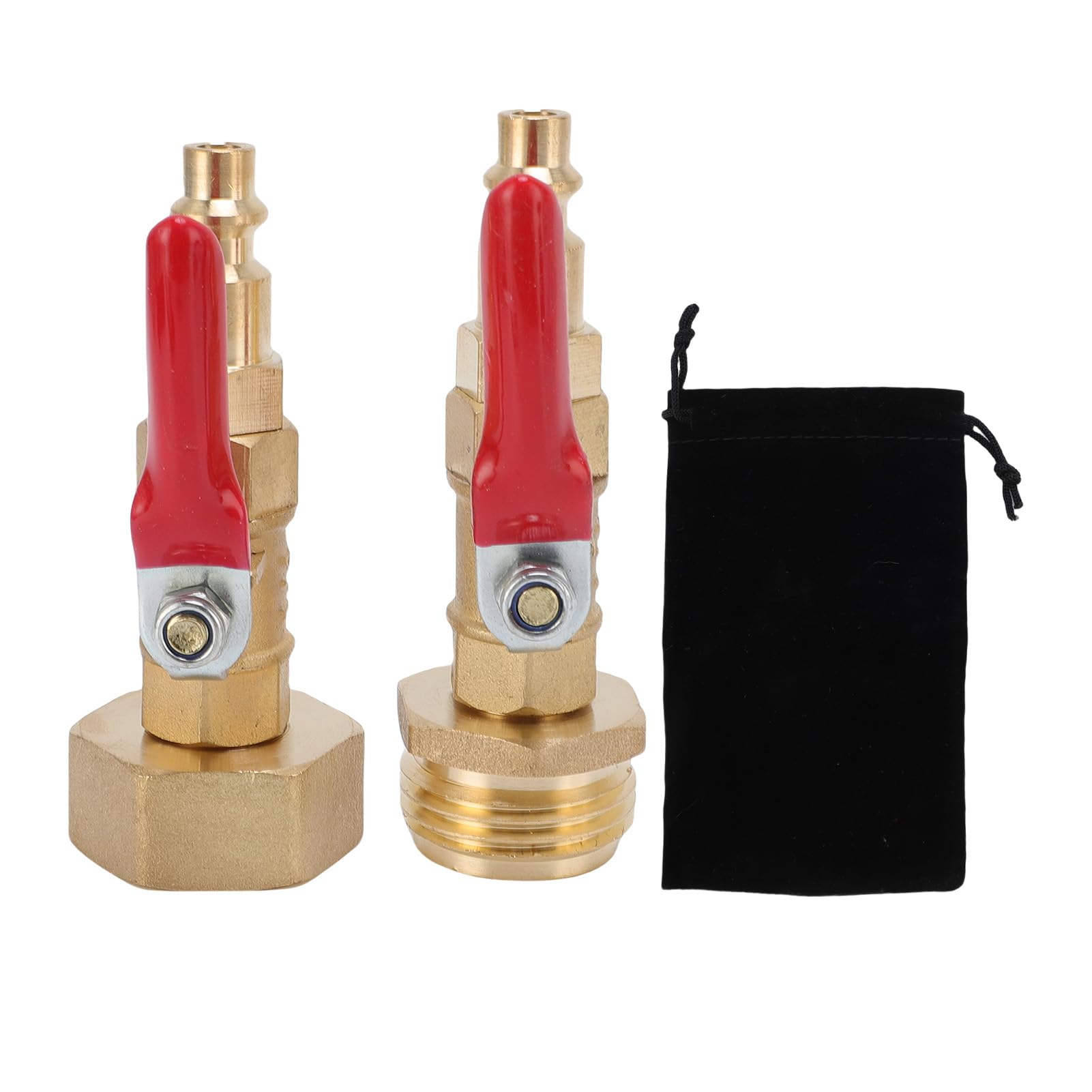 Alomejor Brass Winterize Blowout -Adapter, RV Wassersystem Tool Schnelles Steckballventil für Anhängerboote Alomejor Brass Winterize Blowout -Adapter, RV Wassersystem Tool Schnelles Steckballventil für Anhängerboote von Alomejor