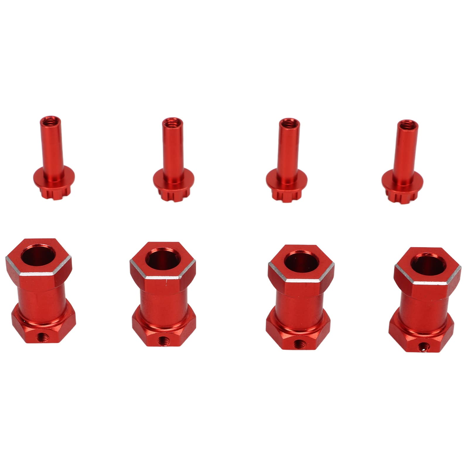 Alomejor Starke und Langlebige RC -Hex -Hub Erweiterung 1/10 RC Climbing Car Enthusiasten (Rot) von Alomejor