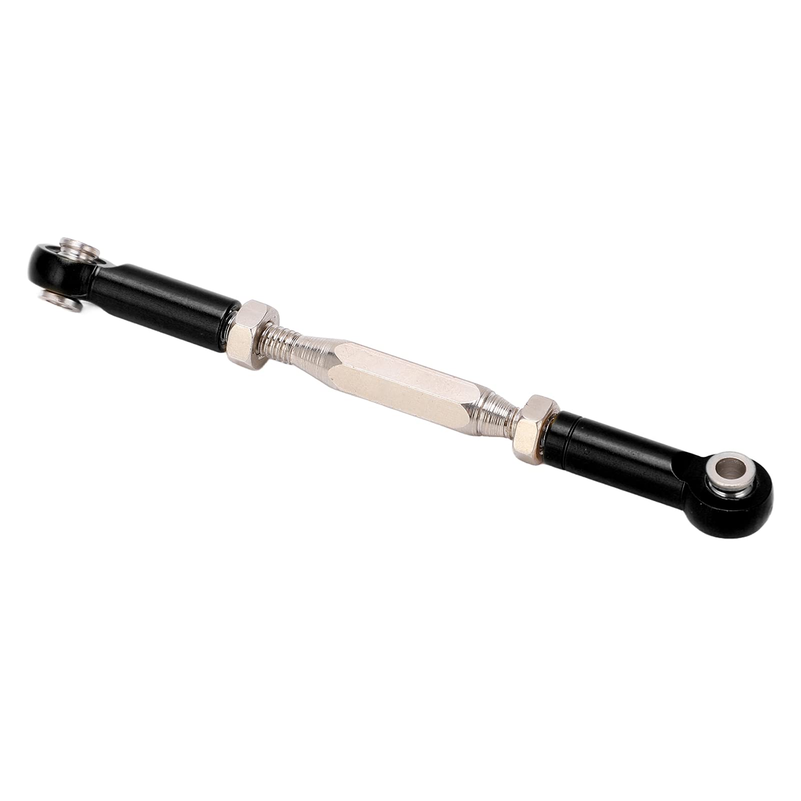 Alomejor Tie de Traction RC Servo Link für JLB 1/10 RC -LKW, Metall Metall aus Stabilit Einstellbar (Black) von Alomejor