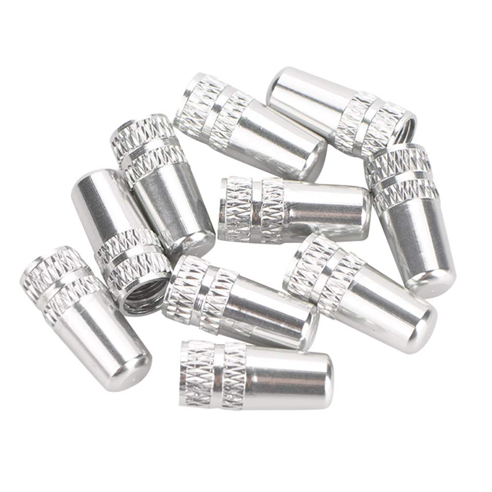Aluminium -Kugel -Legierungs Reifen Legierungs Ventilkappen (Silver) von Alomejor