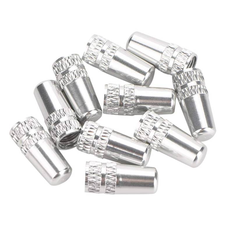 Aluminium -Kugel -Legierungs Reifen Legierungs Ventilkappen (Silver) von Alomejor