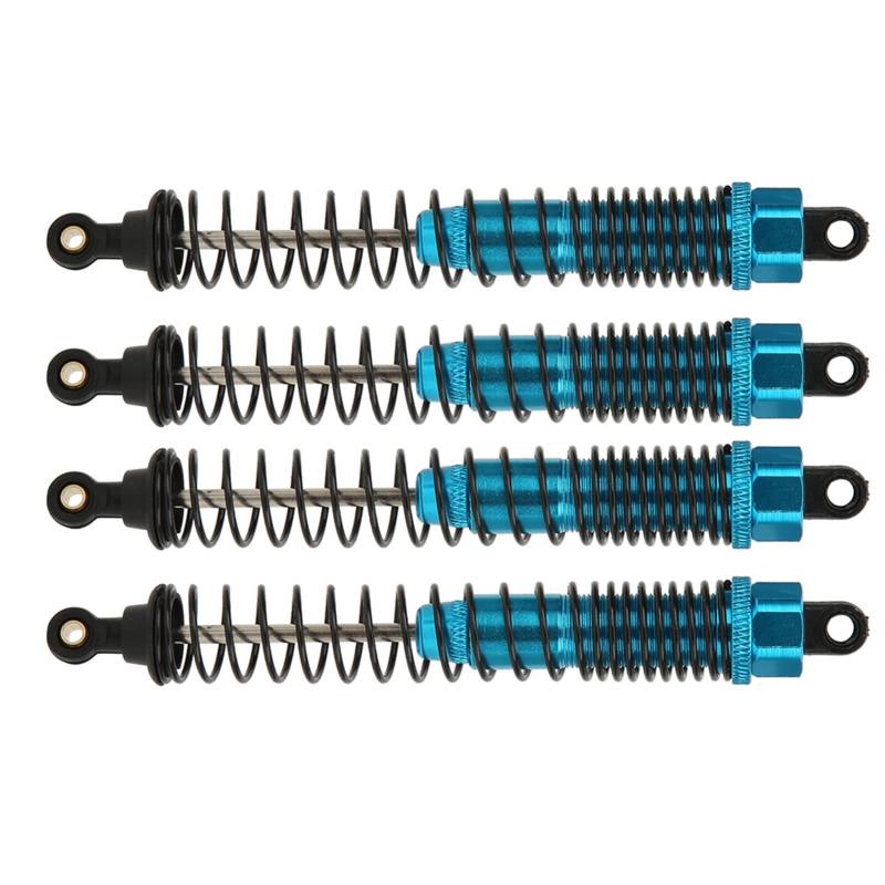 CNC Universal Shock Struts Dämpfer Stoßfänger Shaking Reduktion für 1/10 RC CAR SXC10 D90 Blau, Fit für RC -Lüfter von Alomejor