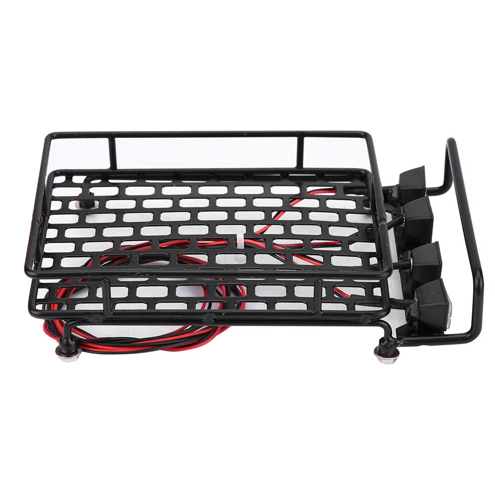 LED Daching Gepäckgepäckbuch Im Quadratischen Metallmetall für das Axial Car SCX10 1/10 RC mit Hoher Simulation, Einfacher Installation und Fernbedienung für Amateure und Enthusiasten (2 rot 2 weiß) LED Daching Gepäckgepäckbuch Im Quadratischen Metallmetall für das Axial Car SCX10 1/10 RC mit Hoher Simulation, Einfacher Installation und Fernbedienung für Amateure und Enthusiasten (2 rot 2 weiß) von Alomejor