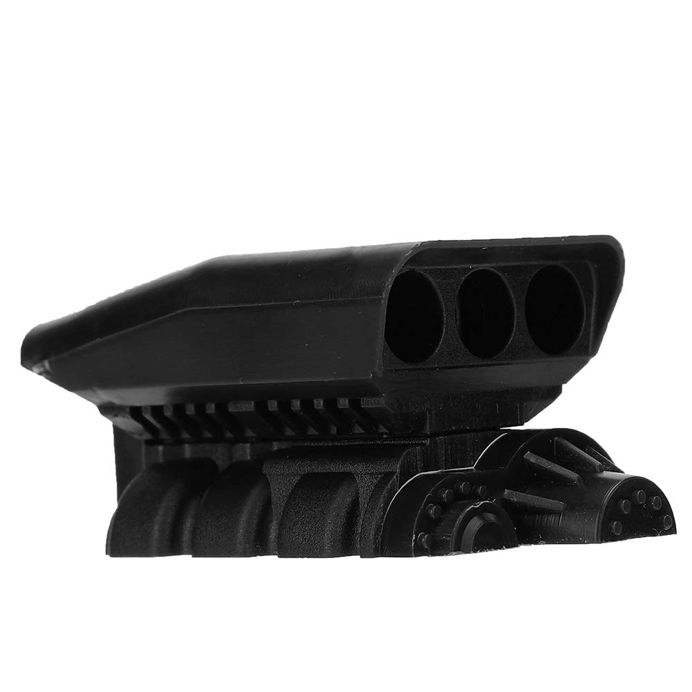 Langlebige Motorhaubenlufteinlassdekoration für Axiale 90018, Hohe Simulation, Bequem zu Bedienen, Ideal für Crawler -Besitzer der Fernbedienung. (BLACK) von Alomejor