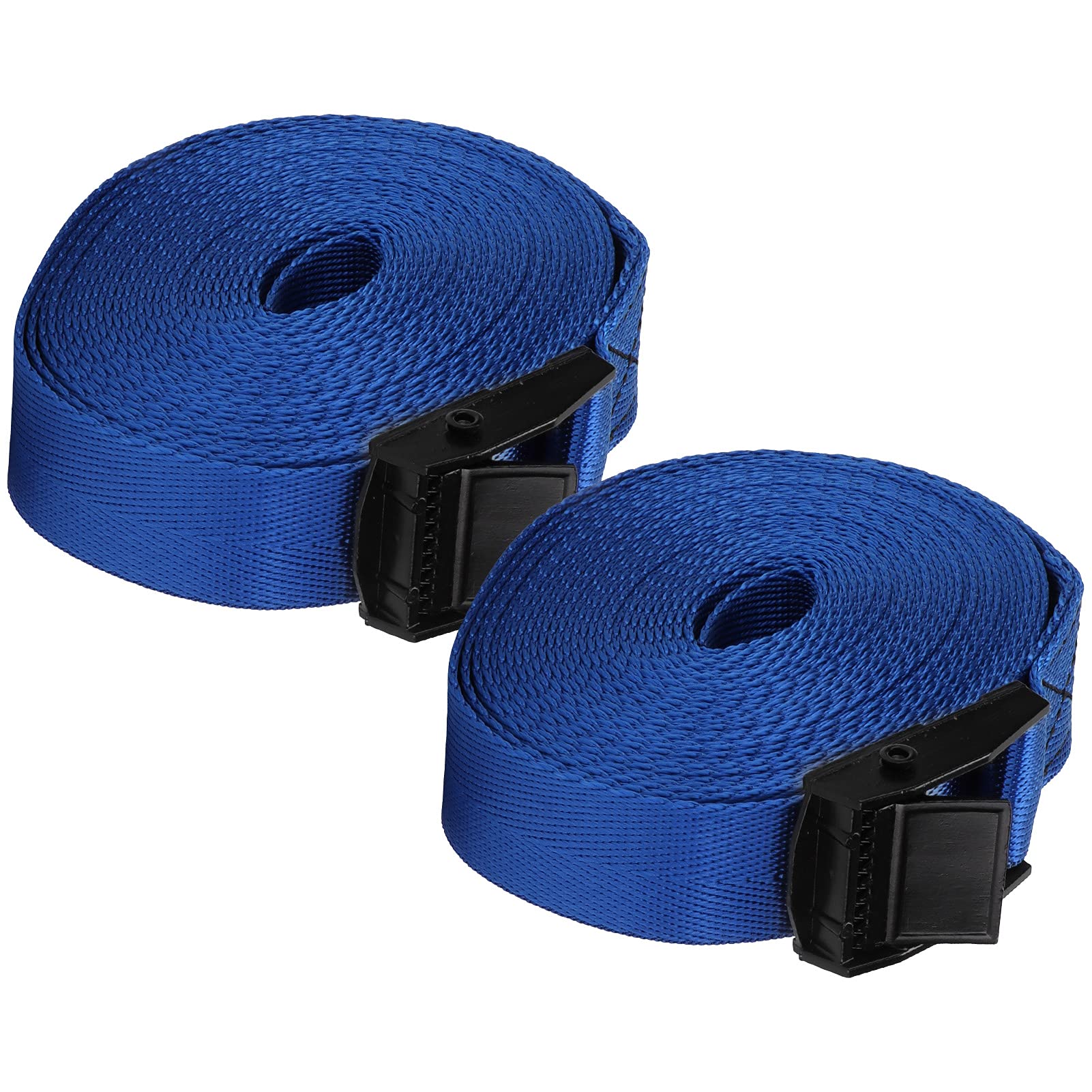 Marineblaue Peitschenbänder, Hochfestigkeitsbindungsbänder mit Rustrsisenten Schnallen, Ideal für die Sicherung von Fracht, Nylongurten für die Krawatte (3meter / 9,8ft) von Alomejor