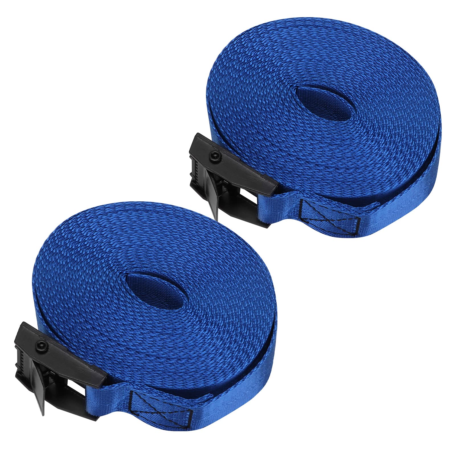 Marineblaue Peitschenbänder, Hochfestigkeitsbindungsbänder mit Rustrsisenten Schnallen, Ideal für die Sicherung von Fracht, Nylongurten für die Krawatte (5 Meter) von Alomejor