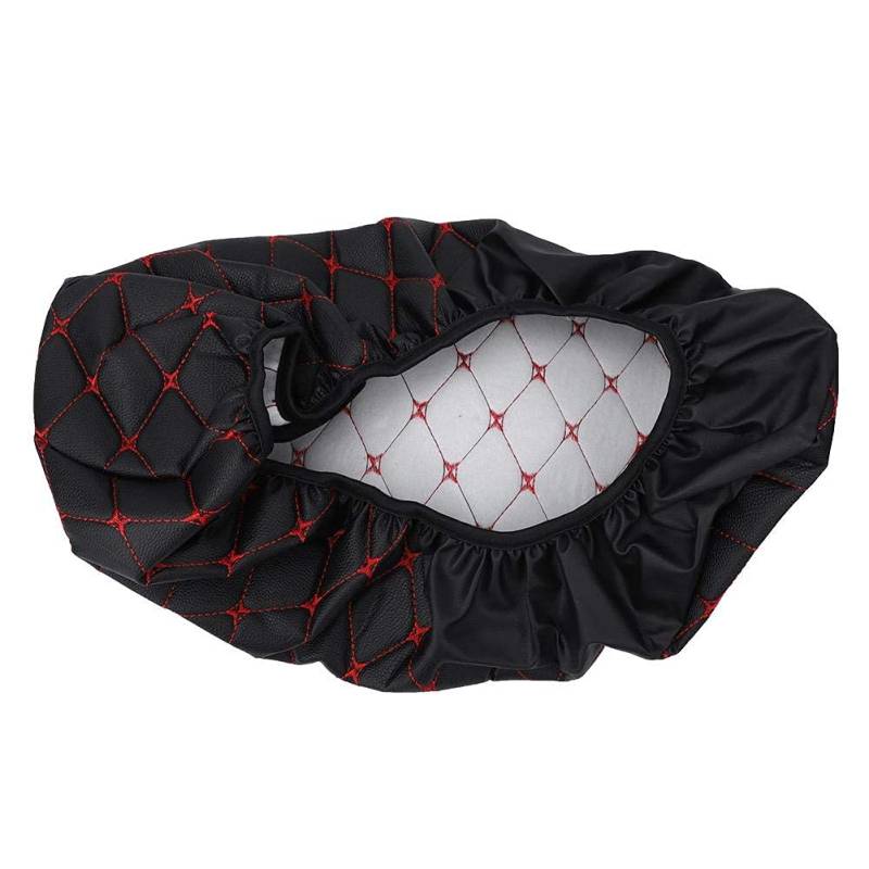 Alomejor Motorrad Sitzbezug Leder Kissen Pad Protector für Motorrad wasserdicht Regen Staub UV Proof Cover(XL) von Alomejor