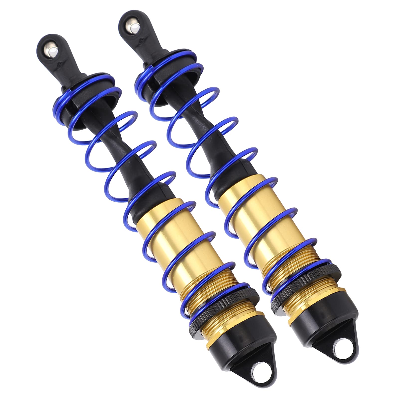 Nachhaltige Starke Stoßdämpfer 1/8 RC, 2PCS Aluminium Alumnum Absorption für eine Fernbedienung, Angepasst an Amateure (GOLD) von Alomejor