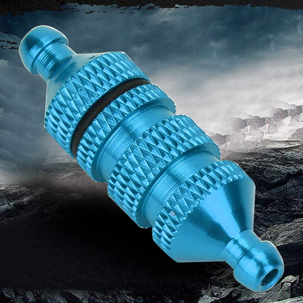 RC -AUTOOLIE -Kraftstofffilter Modell mit Hohem Schutzöl Einfacher Installation für RC 1: 8/1:10 Modell Auto Red Piece, Ideal für Autoliebhaber (BLUE) von Alomejor