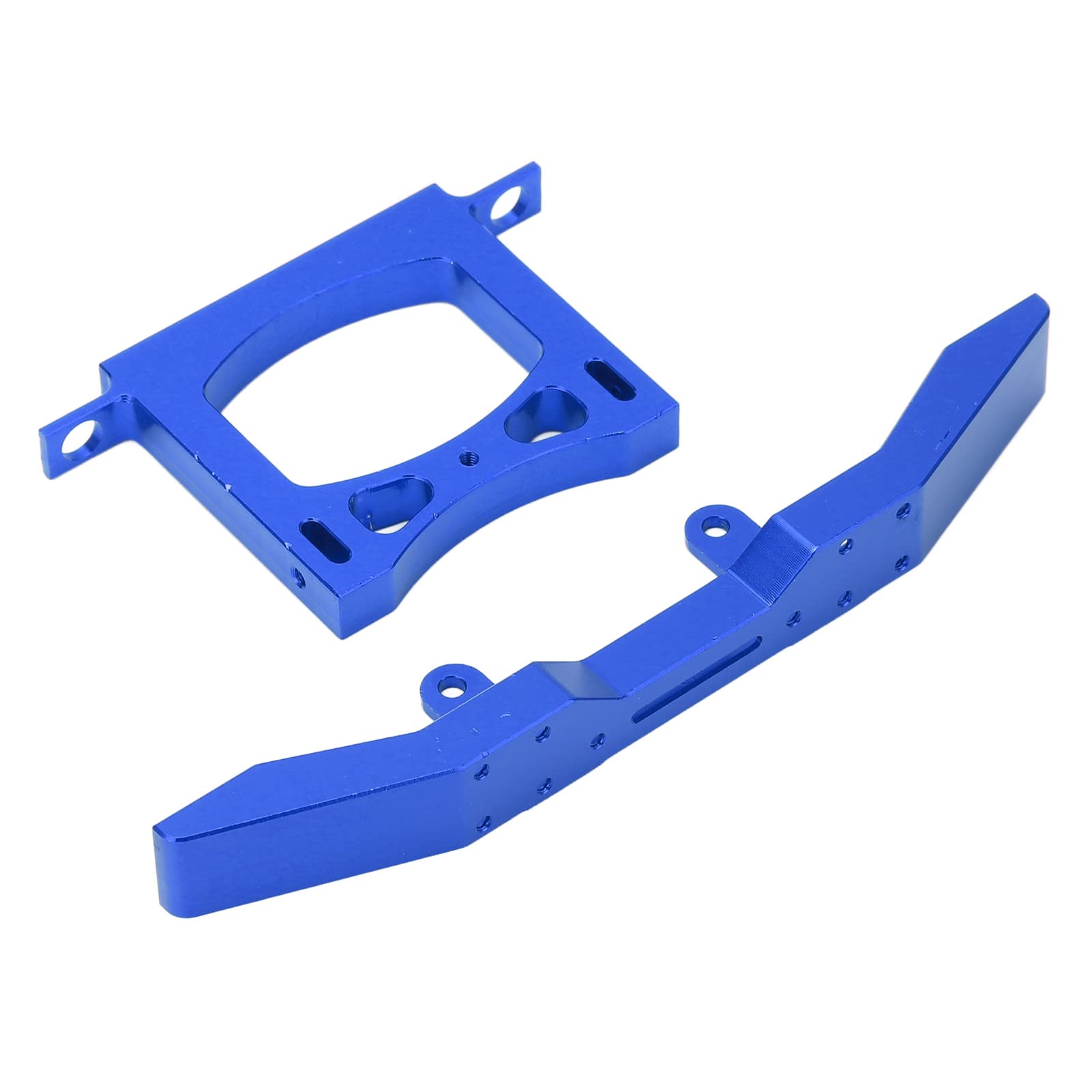 RC Aluminium Metall Stoßfänger Set Starker Schlagfestigkeit Schutz für WPL B14 B16 Q60 Q61 - Leichtes Einfachinstallation - 1/16 RC Auto Enthusiasten (BLUE) von Alomejor