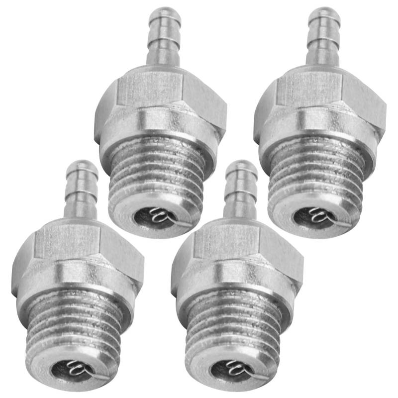 RC -Autozubehör N3 N4 Zündkerze Stahl Stahlmaterial Methanol Motor -Zündkerze 4pc für Redcat HSP Methanol Motor Easy Installation Langlebig von Alomejor