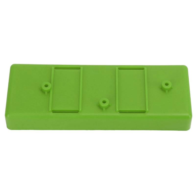 RC -Batterie -Tablett Box Stützbatterie Batteriekasten Langable Material für SCX10 D90 90046 RC Fahrzeuge, Einfach zu Reparieren für Amateure (GREEN) von Alomejor