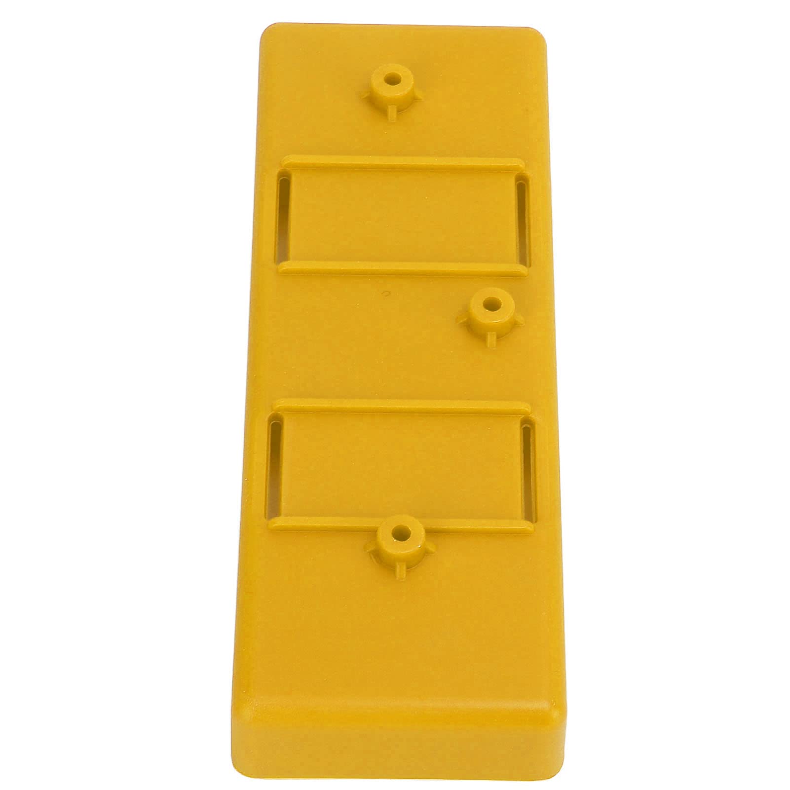 RC -Batterie -Tablett Box Stützbatterie Batteriekasten Langable Material für SCX10 D90 90046 RC Fahrzeuge, Einfach zu Reparieren für Amateure (YELLOW) von Alomejor