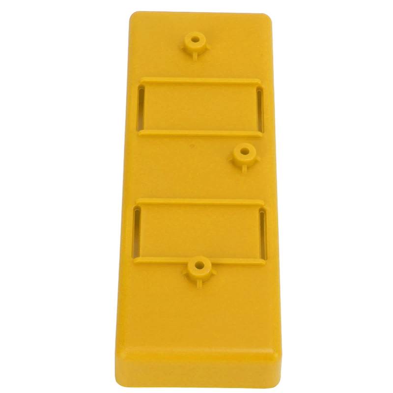 RC -Batterie -Tablett Box Stützbatterie Batteriekasten Langable Material für SCX10 D90 90046 RC Fahrzeuge, Einfach zu Reparieren für Amateure (YELLOW) von Alomejor